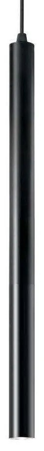Φωτιστικό Οροφής Ultrathin Round 156699 3x60/255cm LED 11,5W 3000K Black Ideal Lux