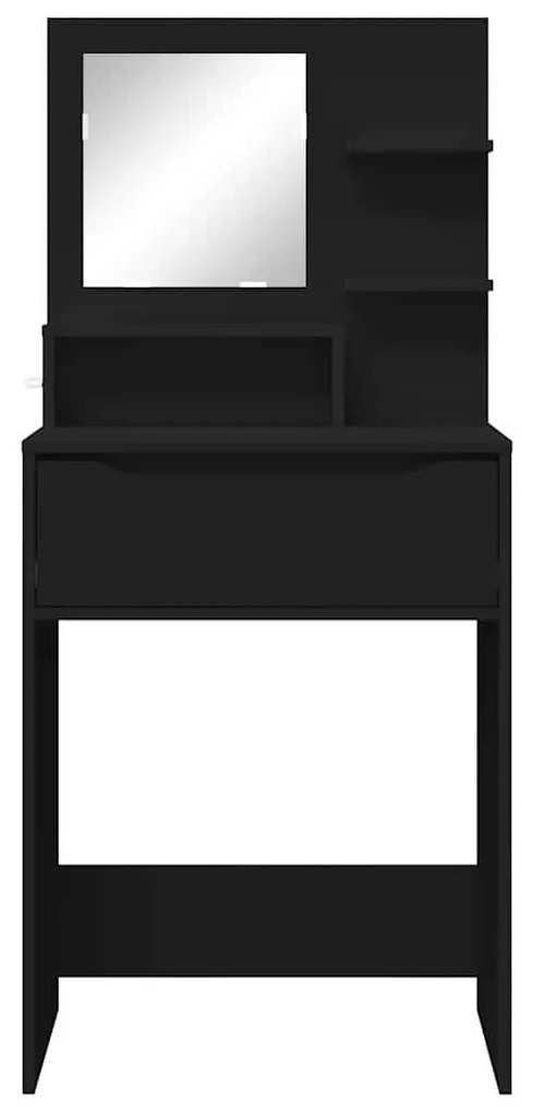 vidaXL Τραπέζια Ντυσίματος Κρεβατοκάμαρας Μαύρο 80 x 39,6 x 135 εκ