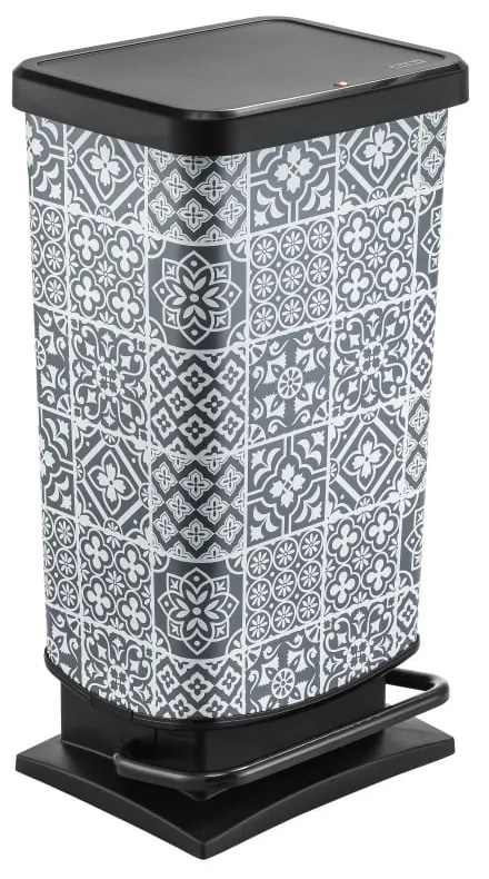 Κάδος Απορριμμάτων (35.3x29.5x67.6) Rotho Paso 40lt Tiles