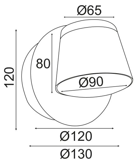 ΕΠΙΤΟΙΧΟ ΦΩΤΙΣΤΙΚΟ LED 8W 3000K 640LM ΛΕΥΚΟ ΜΕΤ/ΚΟ 12X12X13CM LUCIDO - V83LEDW13WH - 1.5W - 20W - V83LEDW13WH