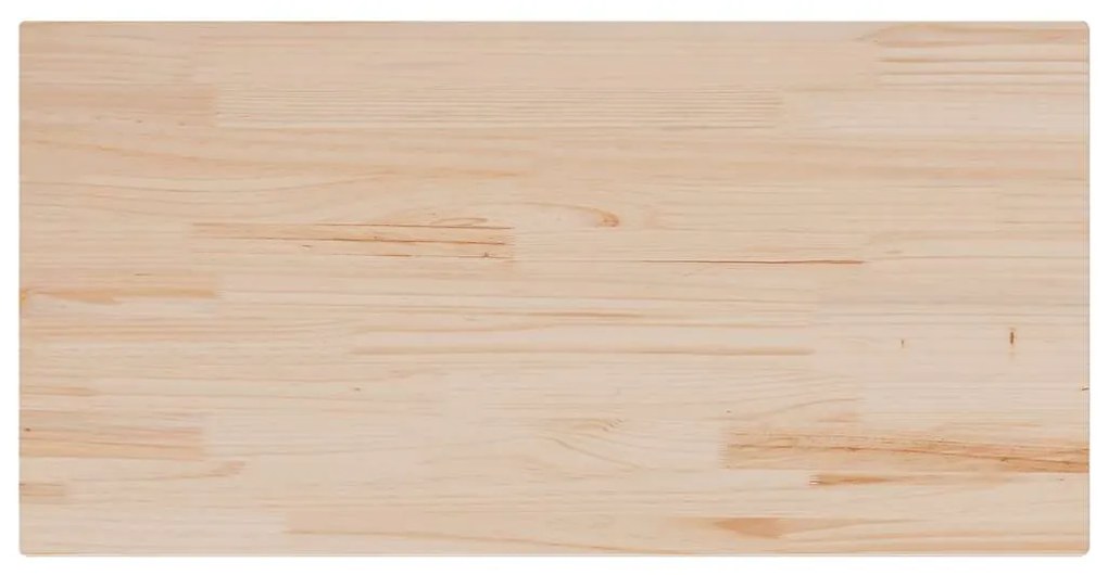 vidaXL Επιφάνεια Τραπεζιού Ορθογ. 110x60x2,5 εκ. από Μασίφ Ξύλο Πεύκου