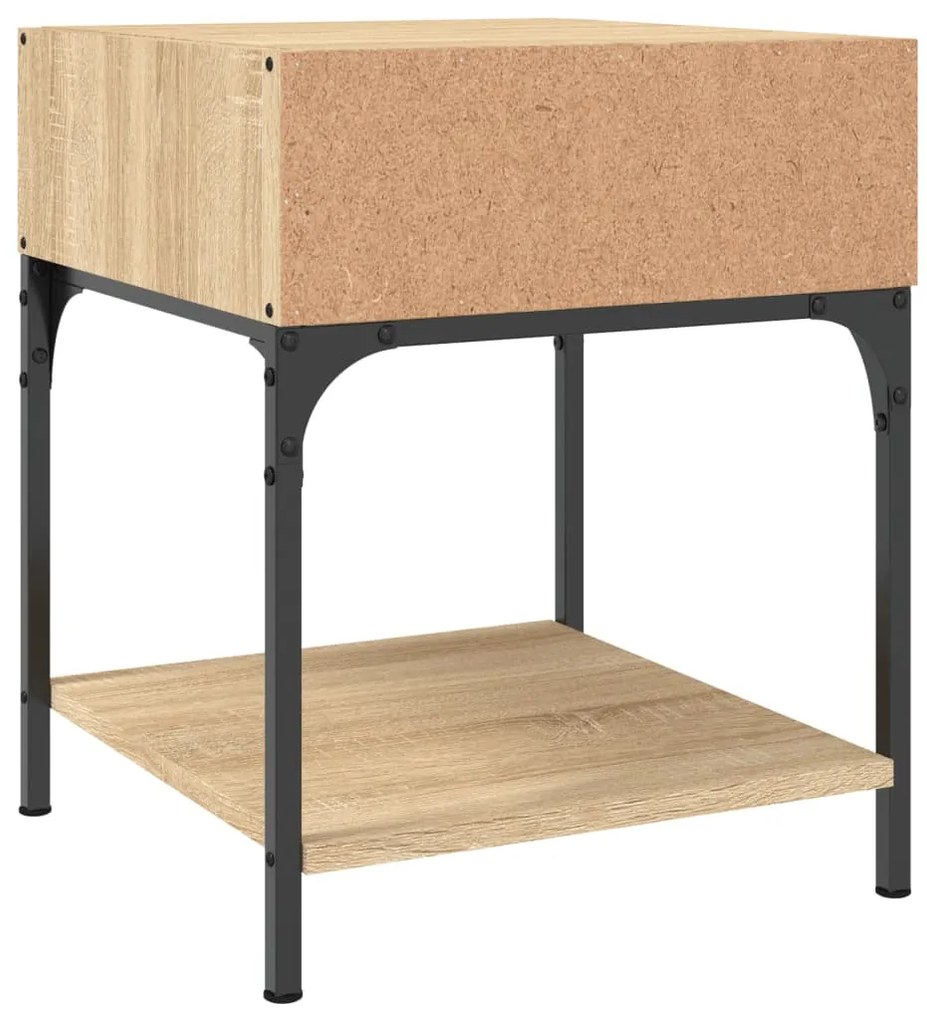 vidaXL Κομοδίνο Sonoma Δρυς 40 x 41 x 50 εκ. από Επεξεργασμένο Ξύλο