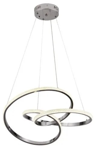 Κρεμαστό Φωτιστικό Οροφής LED 40W IP20 3CCT Χρώμιο 6092-B-Chrome Inlight-6092-B-Chrome-Χρώμιο 6092-B-Chrome