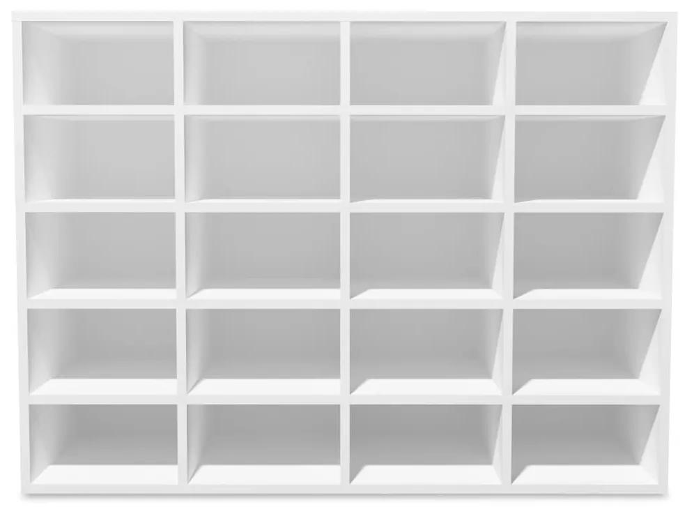 Ραφιέρα Παπουτσιών Λευκή 92x30x67,5 εκ. από Επεξ. Ξύλο - Λευκό