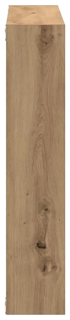 vidaXL Ράφι τοίχου Artisan Oak 90x16x78 cm Κατασκευασμένο ξύλο