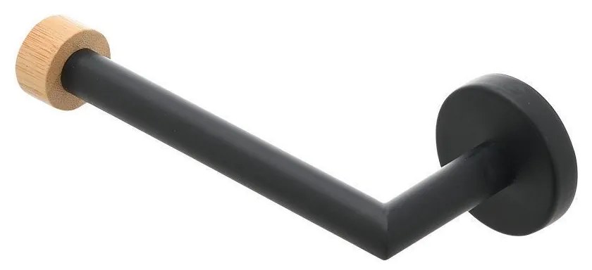 ESTIA ΧΑΡΤΟΘΗΚΗ ΕΠΙΤΟΙΧΙΑ BAMBOO ESSENTIALS ΜΕΤΑΛΛΙΚΗ ΜΑΥΡΗ