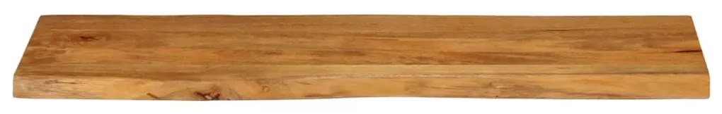 vidaXL Επιφάνεια Τραπεζιού 110x40x3,8 εκ. Live Edge Μασίφ Ξύλο Μάνγκο