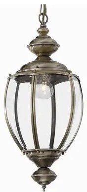 Φωτιστικό κρεμαστό NORMA SP1 μονόφωτο Φ25 Ideal Lux-5911-Μπρονζέ 005911