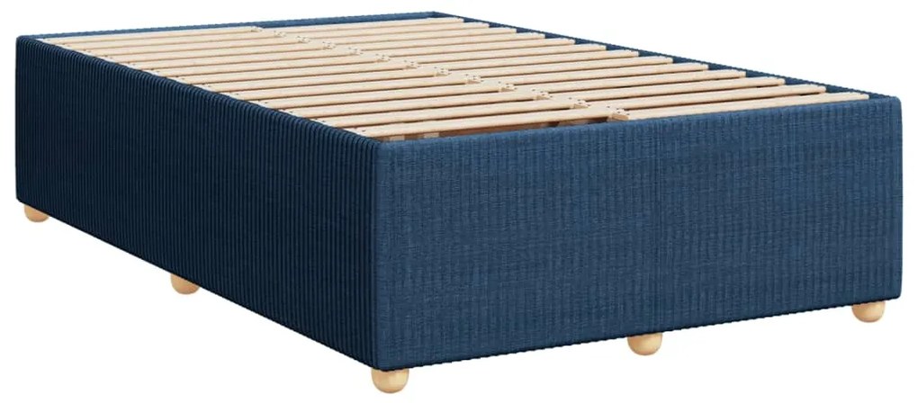 ΚΡΕΒΑΤΙ BOXSPRING ΜΕ ΣΤΡΩΜΑ ΜΠΛΕ 120X190 ΕΚ. ΥΦΑΣΜΑΤΙΝΟ 3289694