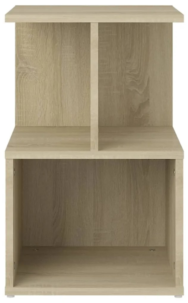 vidaXL Κομοδίνα 2 τεμ. Sonoma Δρυς 35 x 35 x 55 εκ. από Επεξ. Ξύλο
