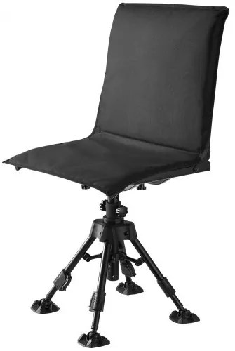 VEVOR Hunting Chair 360° Swivel Folding Blind Chair Adjustable Legs Seat Cover