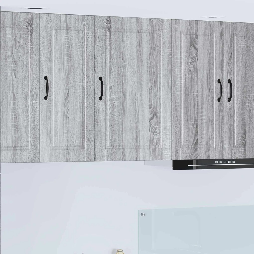 Κρεμαστό ντουλάπι κουζίνας Γκρίζο Σονομα 50 x 31 x 80 εκ.