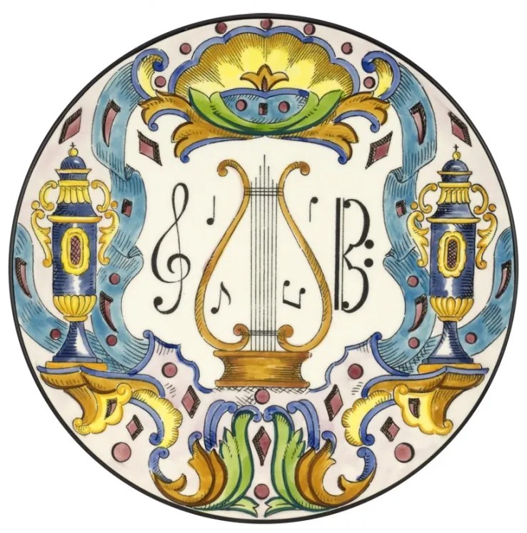 Διακοσμητικό Πιάτο Κεραμικό WM Collection Δ32εκ. NSymphonia/A
