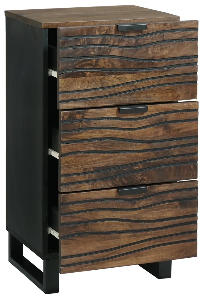 vidaXL Ντουλάπα - 40x33.5x75 εκ. Στερεό ξύλο μάνγκο