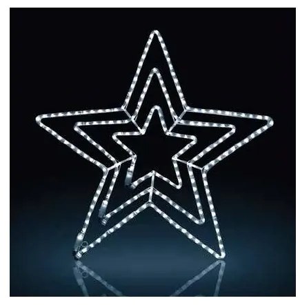 Φωτοσωλήνας LED Διάφανο ΙΡ44 Τριπλό Αστέρι 80cm Ψυχρό Φως 27-00167 Panagoulas-27-00167-Διάφανο 27-00167