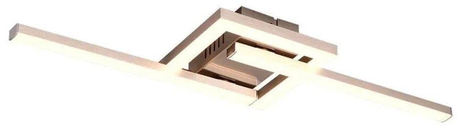 Φωτιστικό Οροφής-Τοίχου 54xW16xH5cm Led SMD 17w 3000K 1860lm Μέταλλο Νίκελ Ματ Trio Lighting RL Viale R67303107
