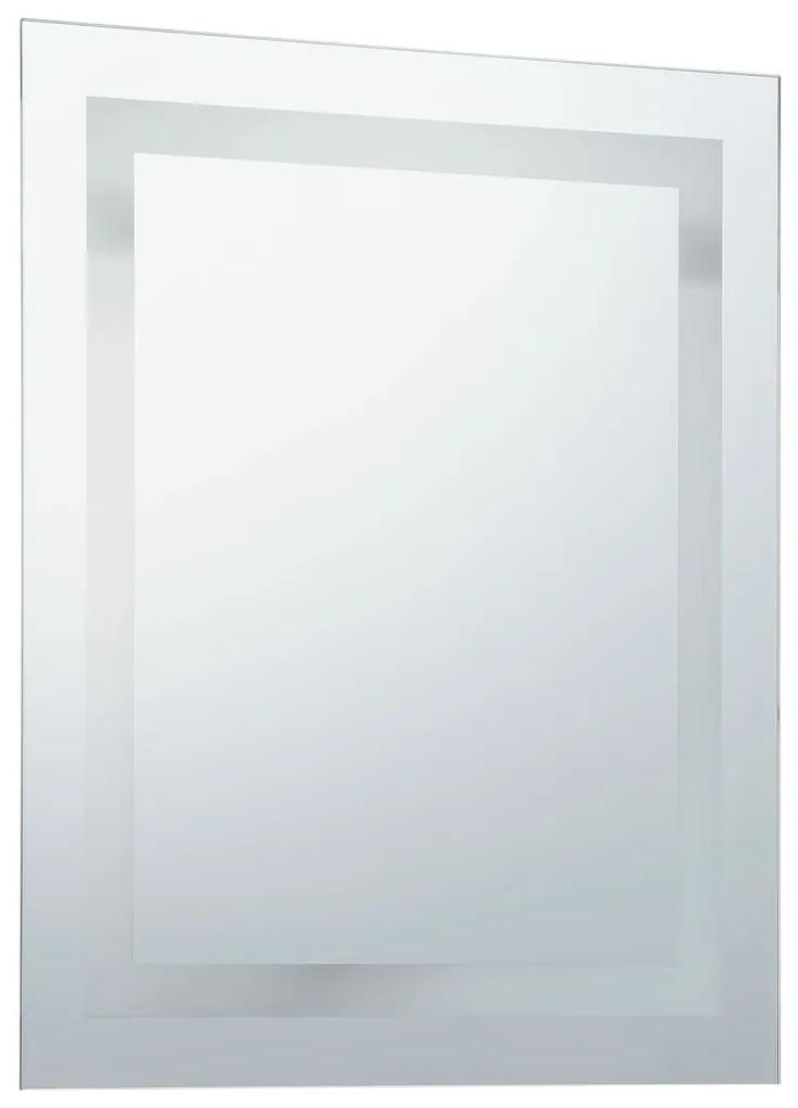 vidaXL Καθρέφτης Μπάνιου LED με Αισθητήρα Αφής 50 x 60 εκ.