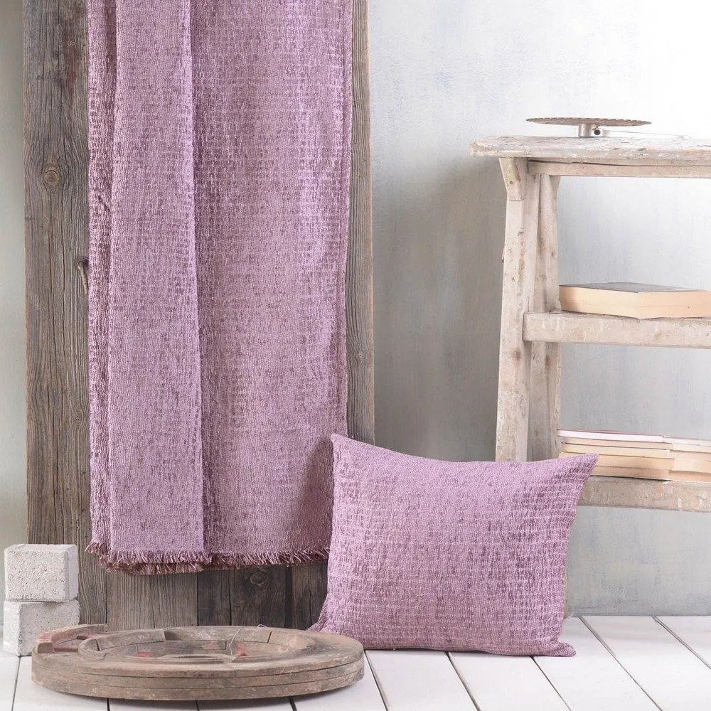 Ριχτάρι Rachell Purple Ρυθμός Πολυθρόνα 160x180cm Chenille,Βαμβάκι,Polyester