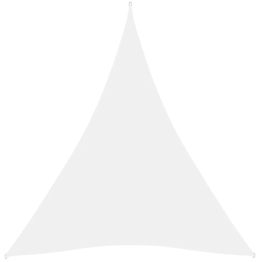 Πανί Σκίασης Τρίγωνο Λευκό 4 x 5 x 5 μ. από Ύφασμα Oxford