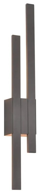 Φωτιστικό Επίτοιχο Trio Lighting TAWA 221460242 Ανθρακί (Anthracite) 3000K