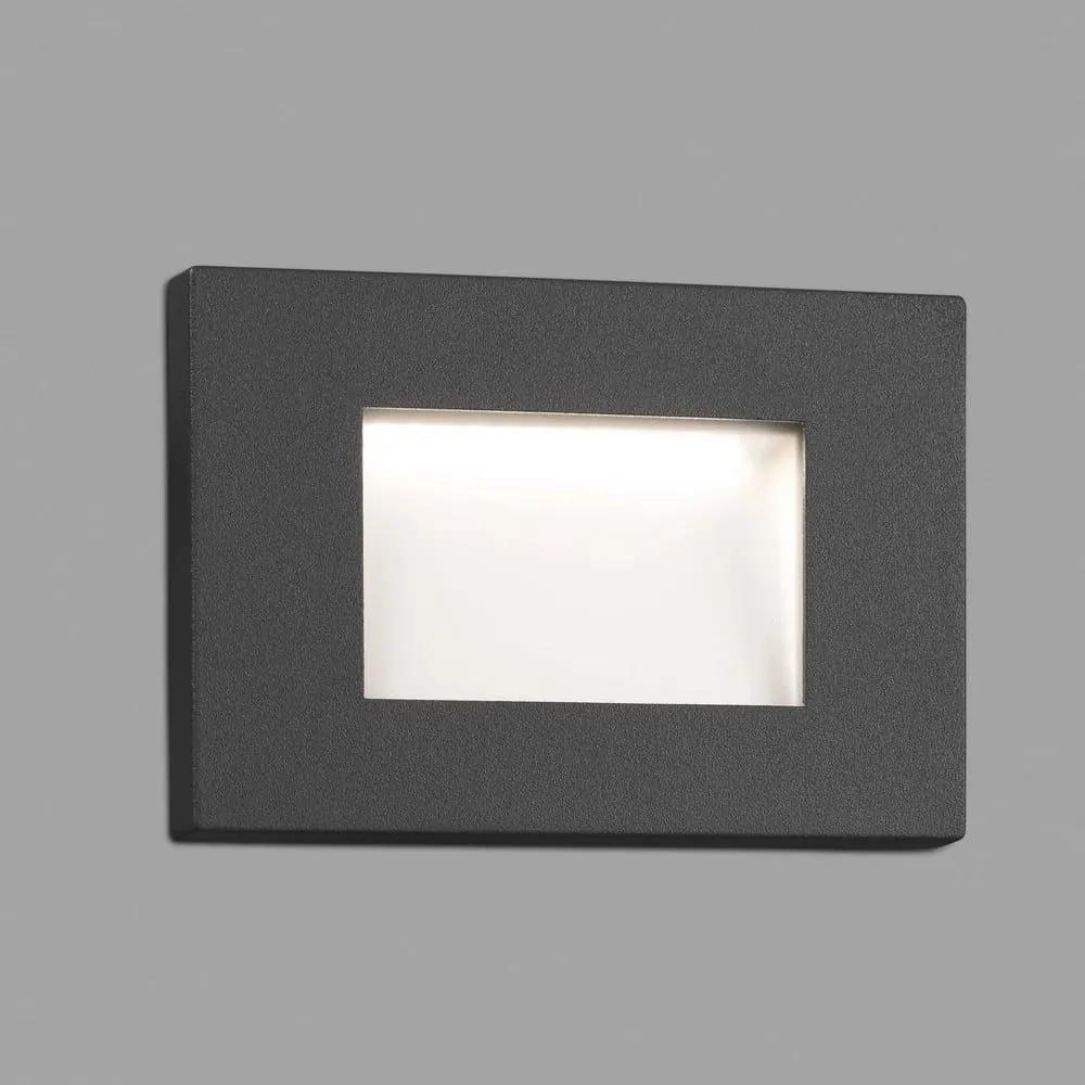 Φωτιστικό Τοίχου Χωνευτό Spark-1 70162 LED 5W 3000K 230Lm Dark Grey Faro Barcelona