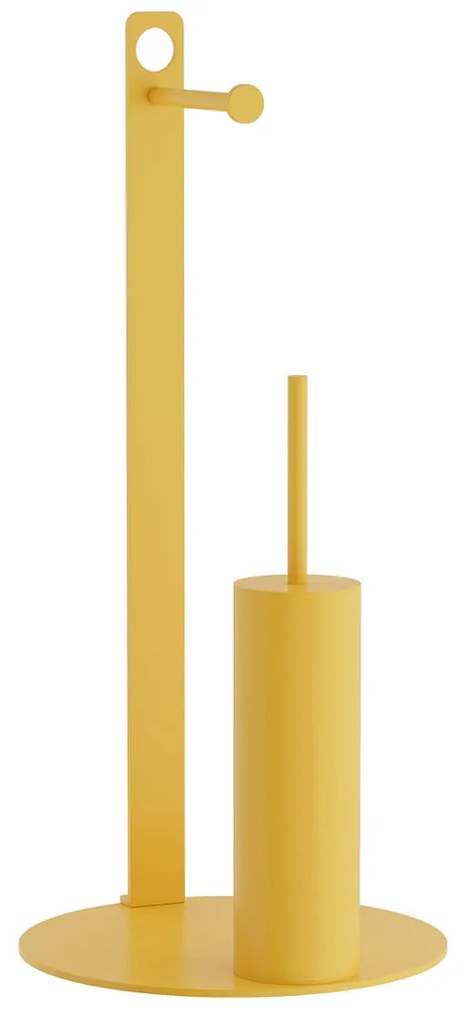 Σταντ Για Χαρτί Υγείας + Πιγκάλ (Φ28x60) Pam &amp; Co 4-400-603 Matt Yellow