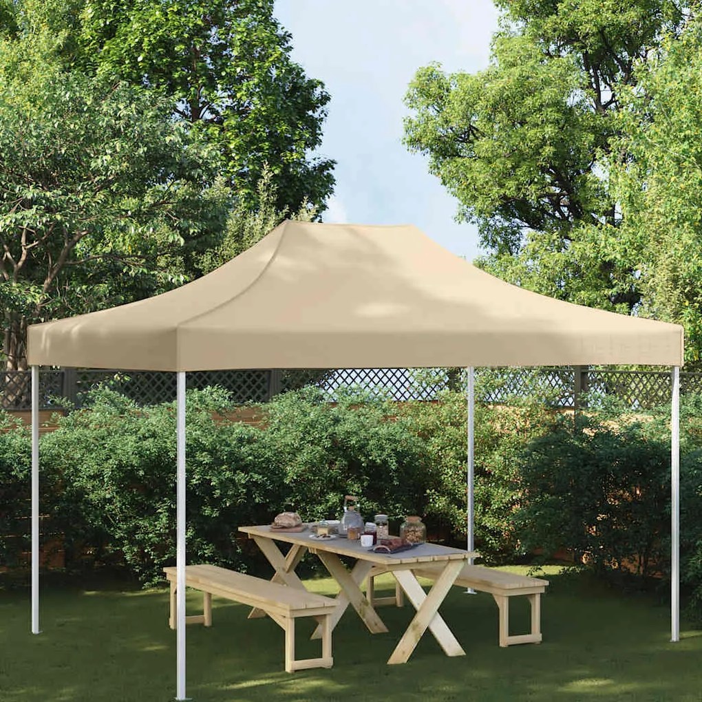vidaXL Κάλυμμα Τέντας Εκδηλώσεων Μπεζ 4 x 3 μ. 270 γρ/μ²