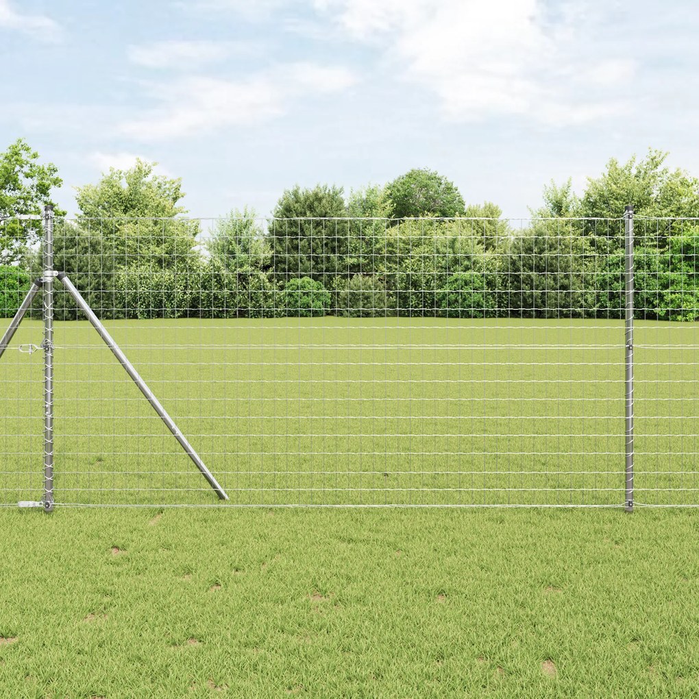 vidaXL Euro Fence 1.2x10 μ Γαλβανισμένος Σίδηρος