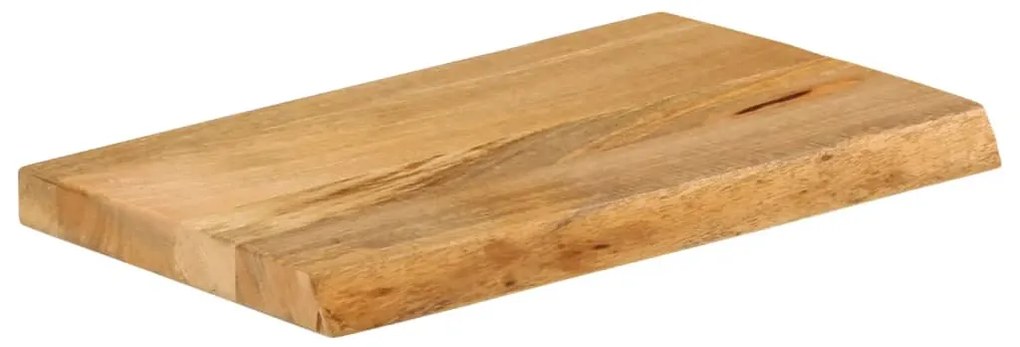 vidaXL Επιφάνεια Τραπεζιού 60x20x2,5 εκ. Live Edge Μασίφ Ξύλο Μάνγκο