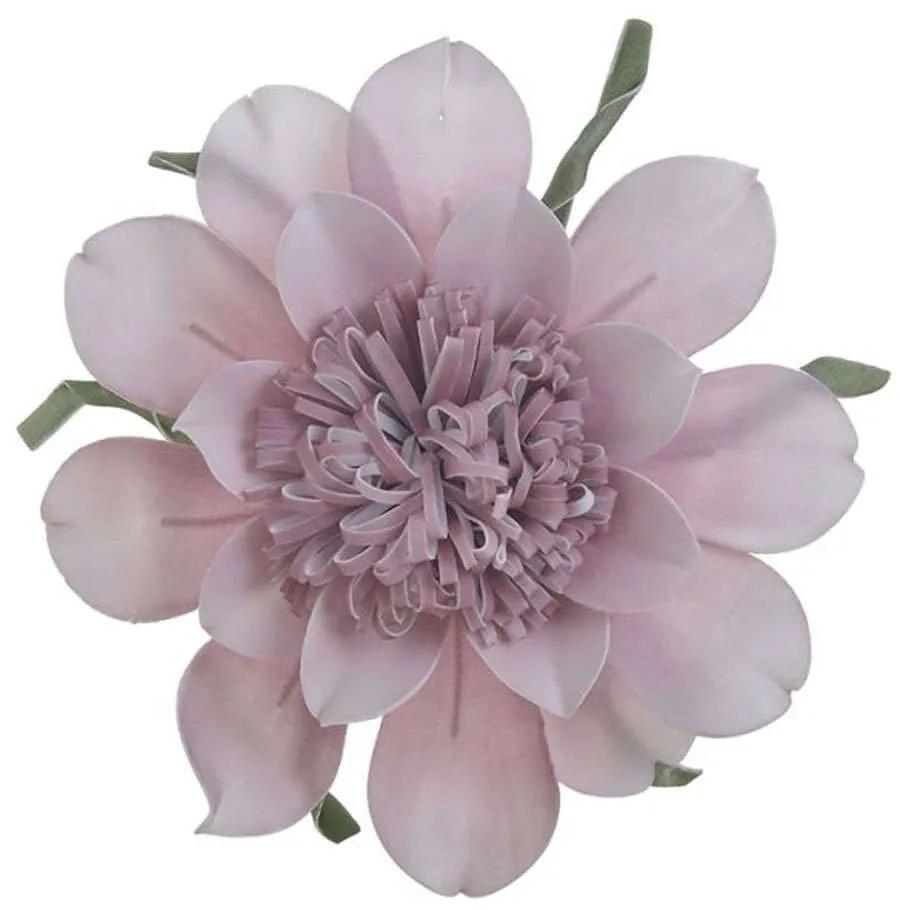 Διακοσμητικό Λουλούδι 3-85-246-0250 Φ28cm Pink Inart Ύφασμα