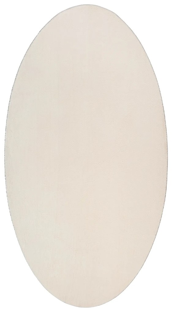 vidaXL Χαλί  'HUARTE' Μπεζ 80x150 εκ. Οβάλ