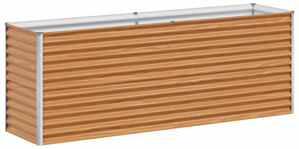 vidaXL Υπερυψωμένη Ζαρντινιέρα 195 x 50 x 68 εκ. Επικαλυμμένος Χάλυβας