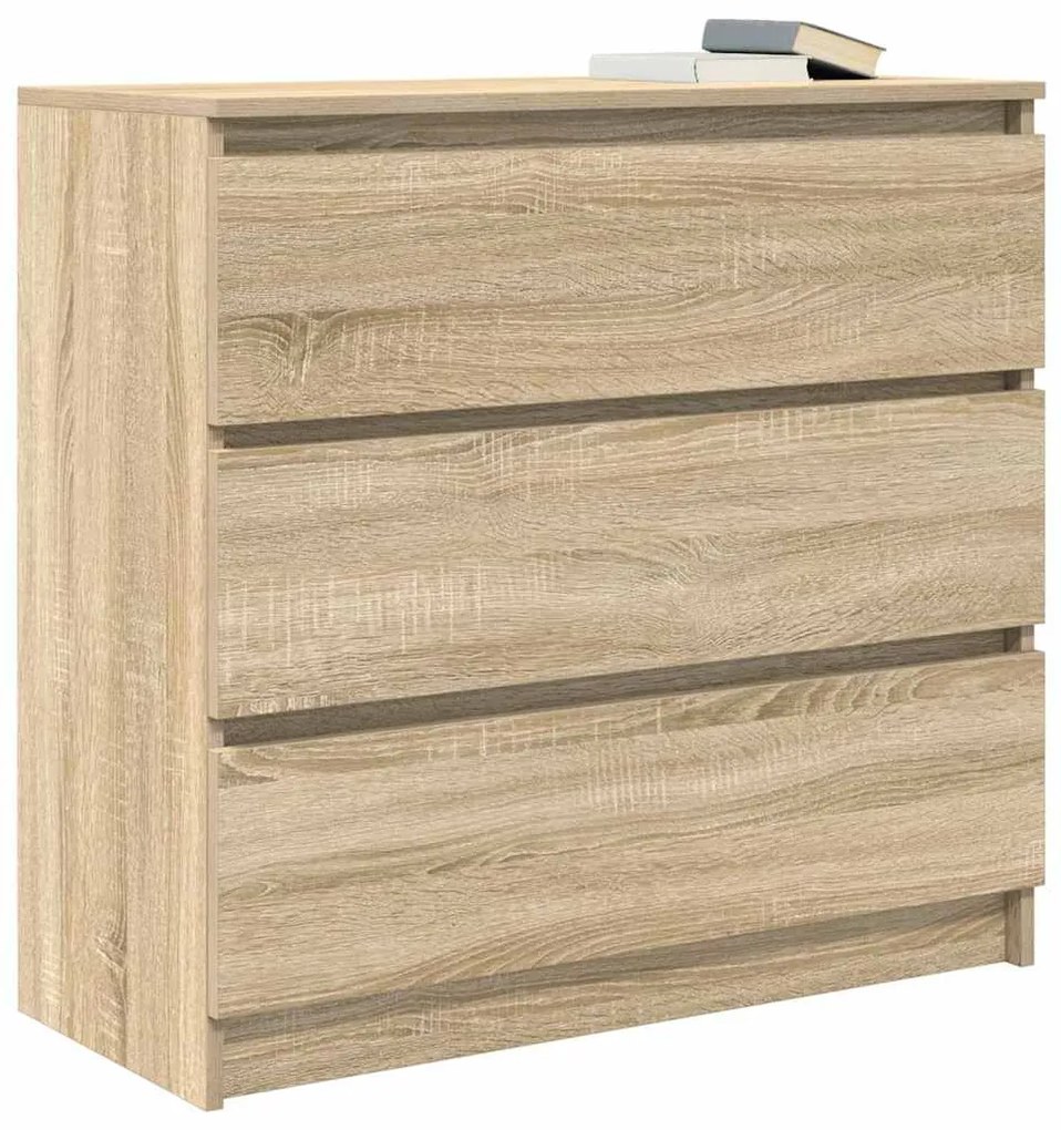 vidaXL Ντουλάπι Sonoma δρυς 80x35x76 εκ. Επεξεργασμένο Ξύλο