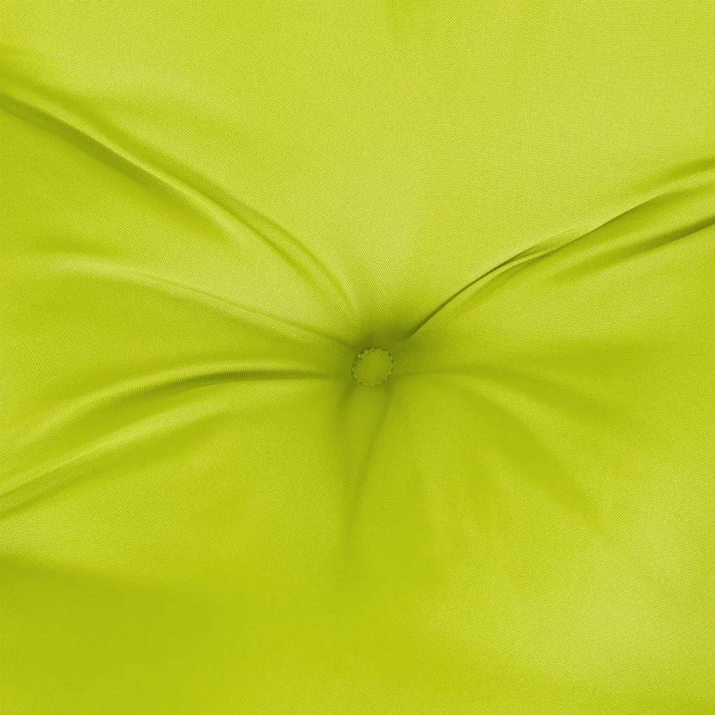 Μαξιλάρια Καρέκλας Χαμηλή Πλάτη 6τεμ. Φωτ.Πράσινο Ύφασμα Oxford - Πράσινο