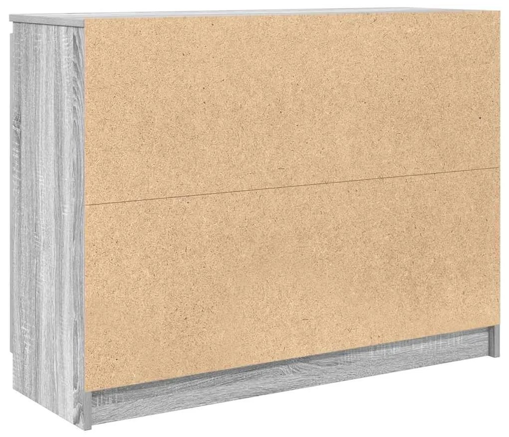 Συρταριέρα με Συρτάρια Γκρι Sonoma 100,5x35x76 εκ. Επεξ. Ξύλο - Γκρι
