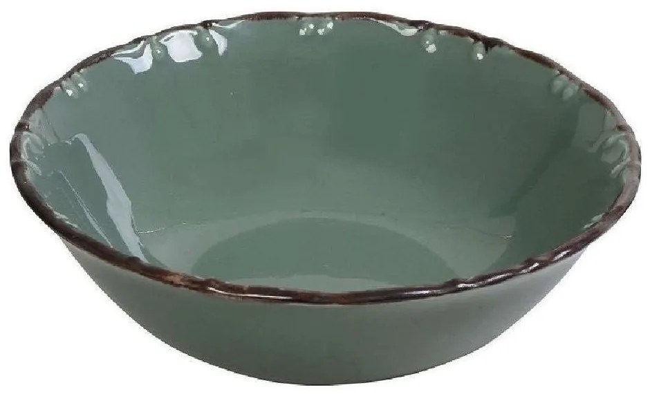 Σαλατιέρα Liana Rim TLU150K6 Φ25cm Green Espiel Porcelain