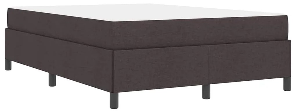 vidaXL Κρεβάτι με ελατήρια Καφέ 140 x 190 cm