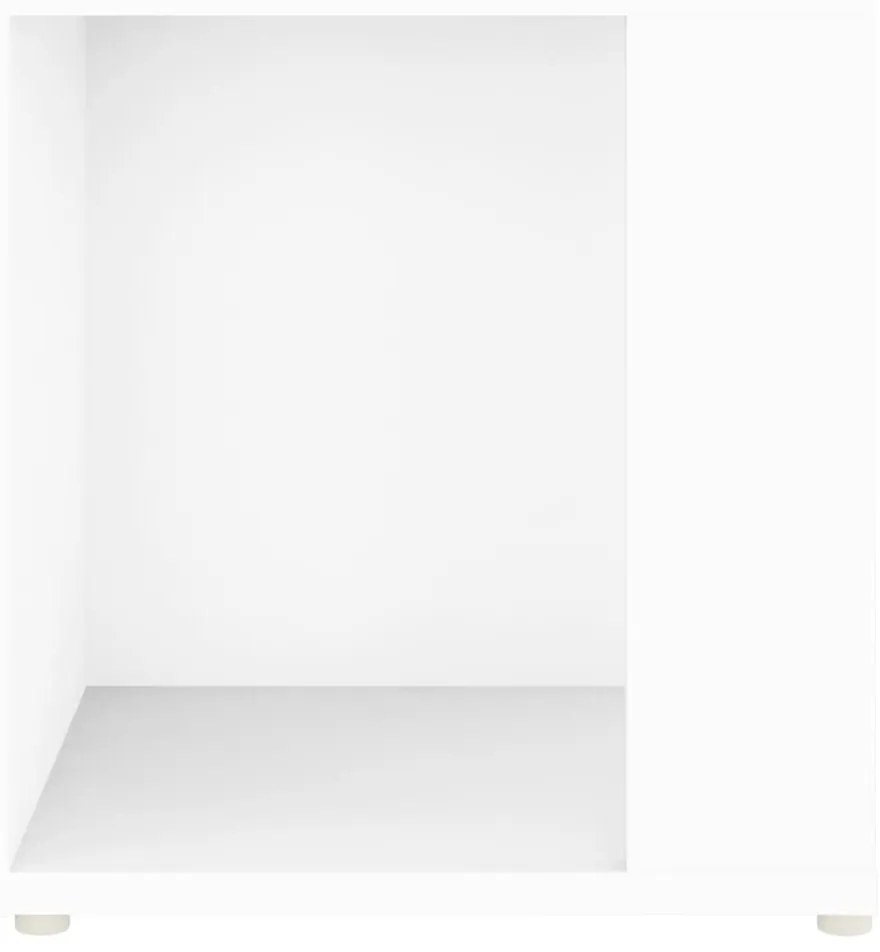 vidaXL Τραπέζι Βοηθητικό Λευκό 33 x 33 x 34,5 εκ. από Επεξ. Ξύλο