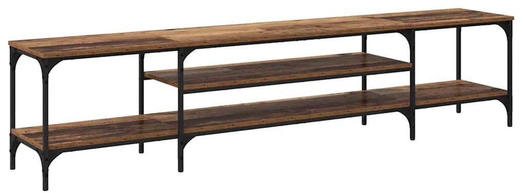 vidaXL Ντουλάπι TV Παλιό Ξύλο 201 x 35 x 45 εκ.