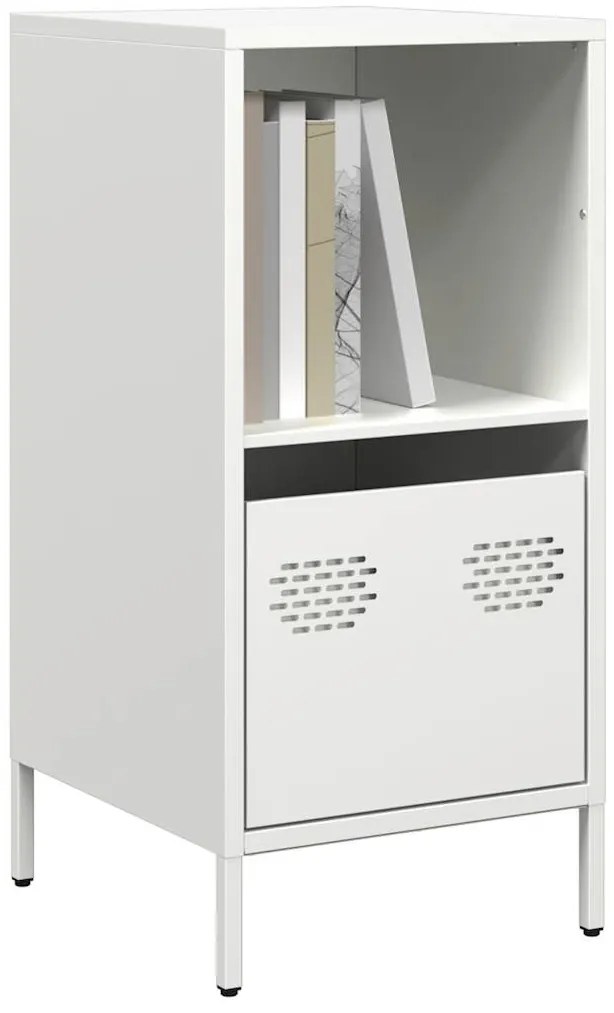 vidaXL Ντουλάπι Λευκό 35x39x73,5 εκ. από Χάλυβα Ψυχρής Έλασης