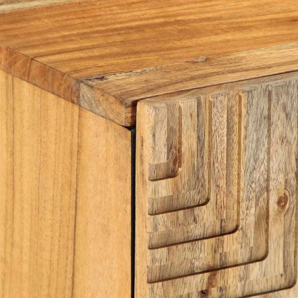 vidaXL Έπιπλο Τηλεόρασης Καφέ 105 x 33.5 x 46 εκ. Μασίφ ξύλο ακακίας