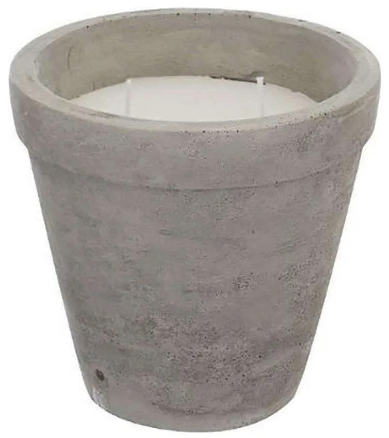 Αρωματικό Κερί Σε Κασπώ 07.145056A 15x14cm Grey-White Cement