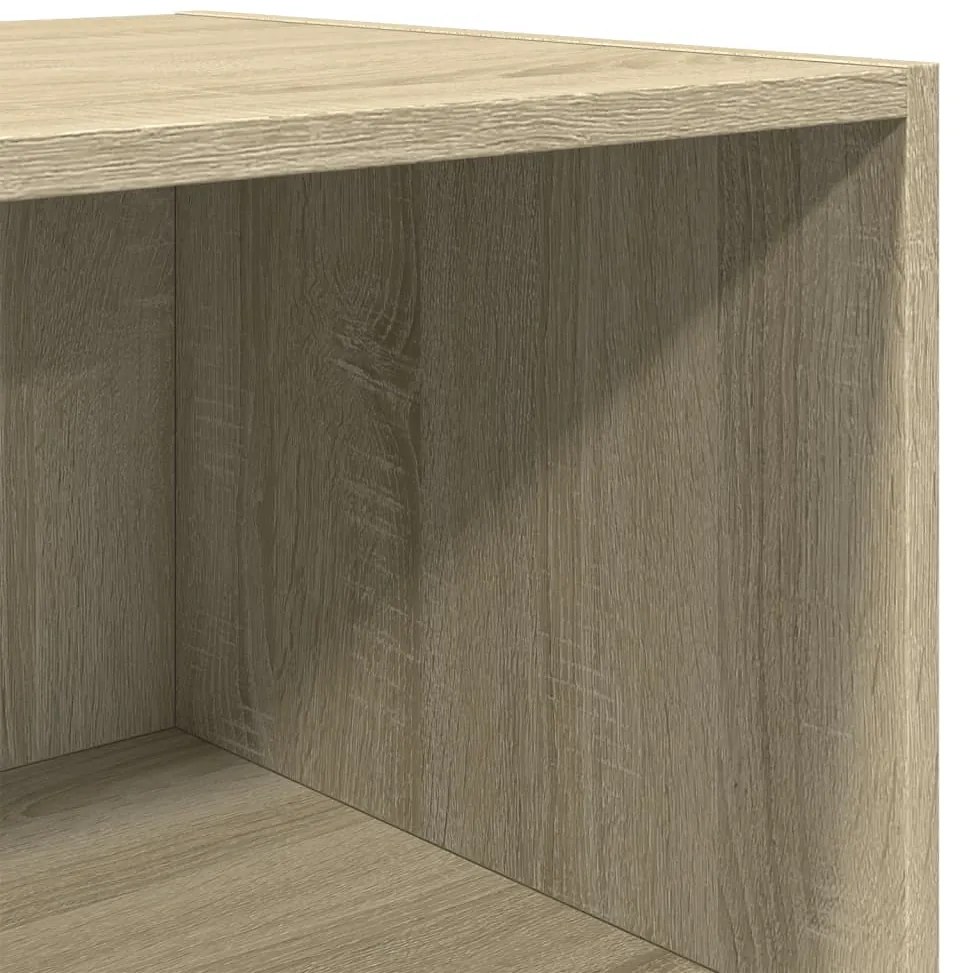 vidaXL Ντουλάπι Sonoma δρυς 50x41x185 εκ. από Επεξεργασμένο Ξύλο