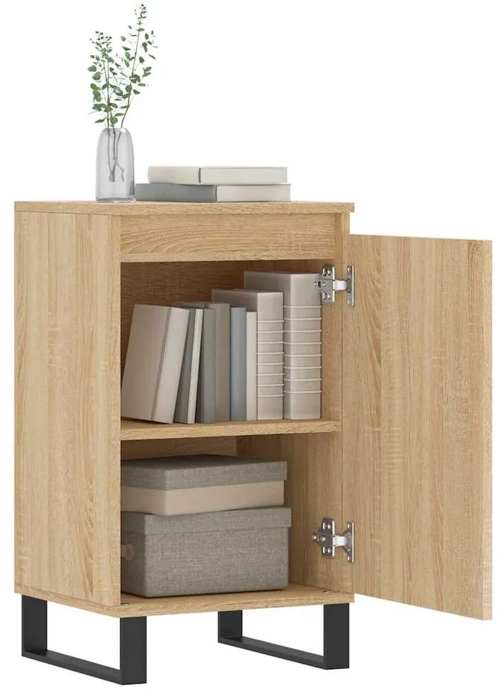vidaXL Συρταριέρα Sonoma Δρυς 40 x 35 x 70 εκ. από Επεξεργασμένο Ξύλο