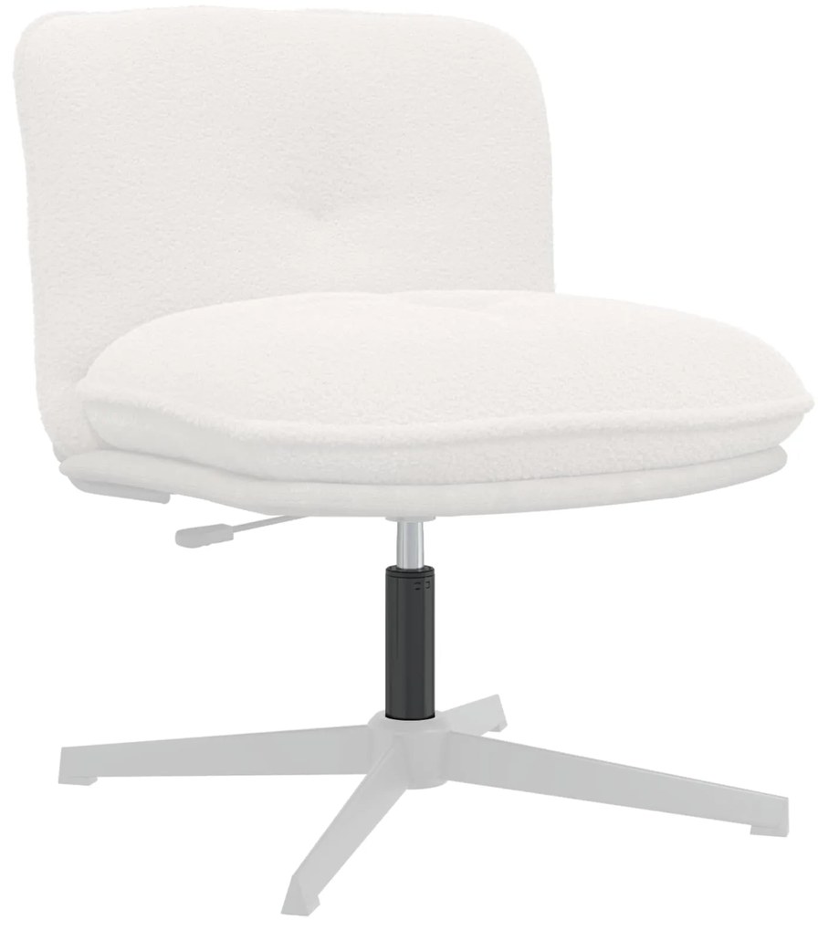 vidaXL Κύλινδρος Αερίου Καρέκλας Γραφείου Μαύρο 9 cm Σίδερο