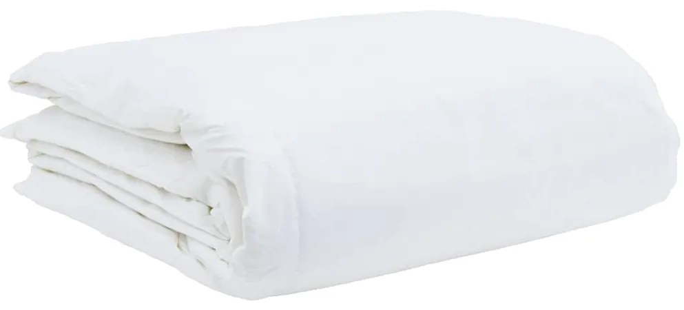 vidaXL Σετ Παπλωμάτων με μαξιλάρι 3 pcs Λευκό Φτέρος