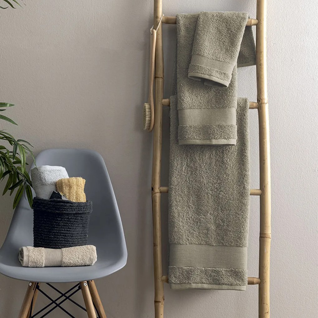 Πετσέτα Προσώπου (50x90) Palamaiki Naya 620gsm Χακί