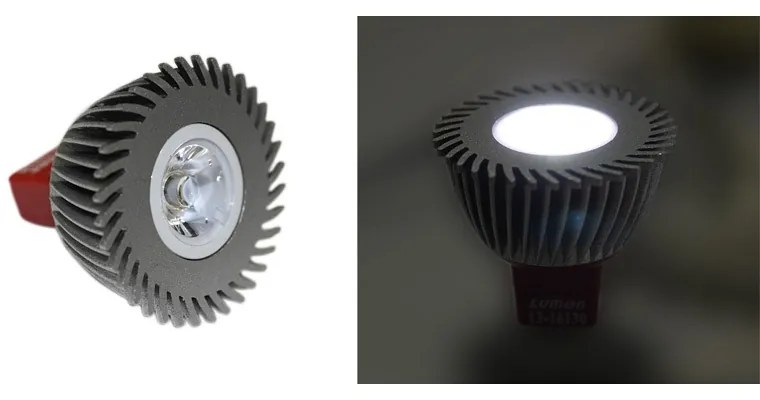 Adeleq Led Λάμπα Ισχύος Mr16 3W 12Vac-Dc 1Led 10° Ψυχρό 6200Κ 13-16130
