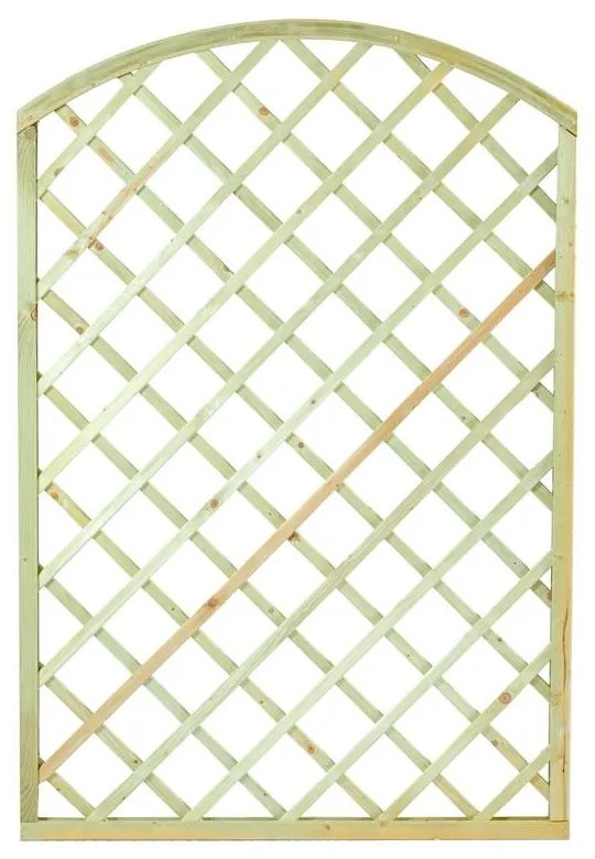 Ξύλινο Καφασωτό διαγώνιο αψίδα 12x12 120(Y) x 180εκ