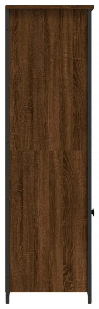 vidaXL Ντουλάπι Καφέ Δρυς 62x36x121,5 εκ. από Επεξεργασμένο Ξύλο